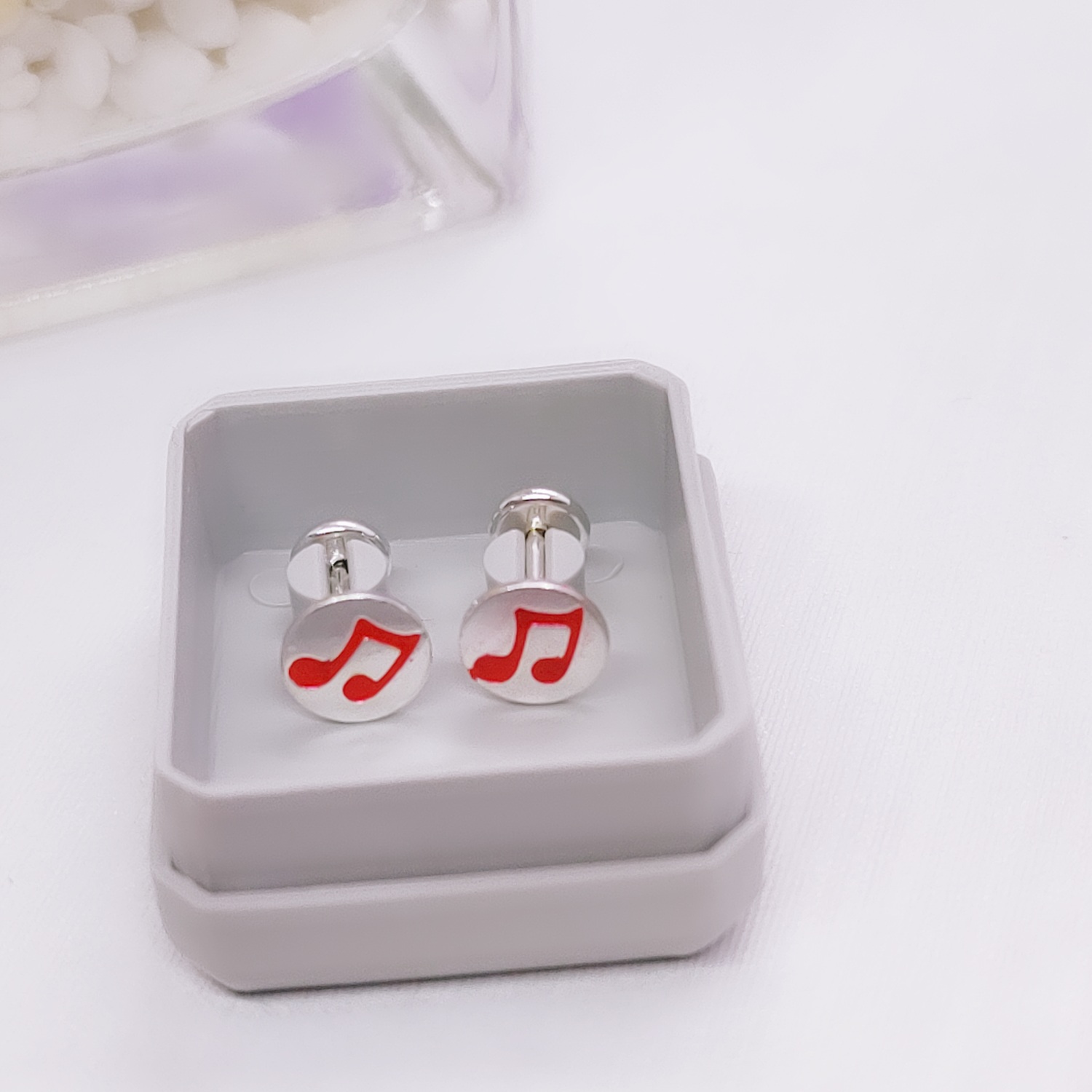 Plata abridores corcheas rojas