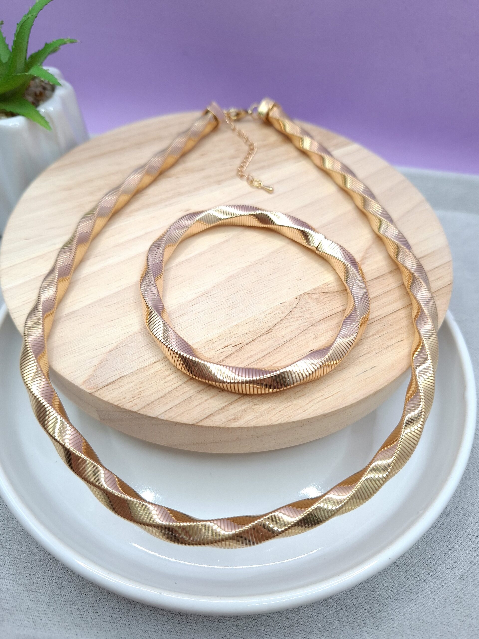 Conjunto fantasia dorado